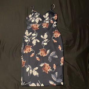 Tight floral dress